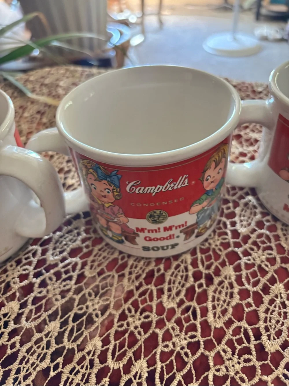 Campbell's Red & White Soup Mug and Shaker Set - Retro Kitchen Drinkware